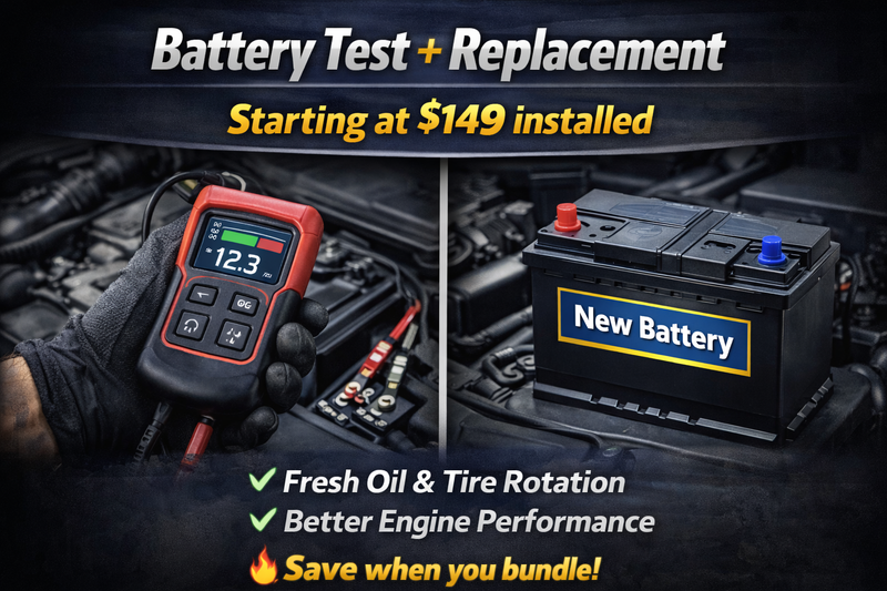 Battery Test + Replacement