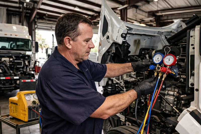 Commercial Truck AC Repair