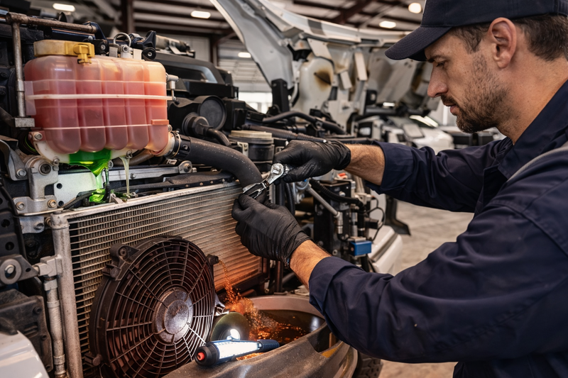Commercial Truck Cooling System Repair