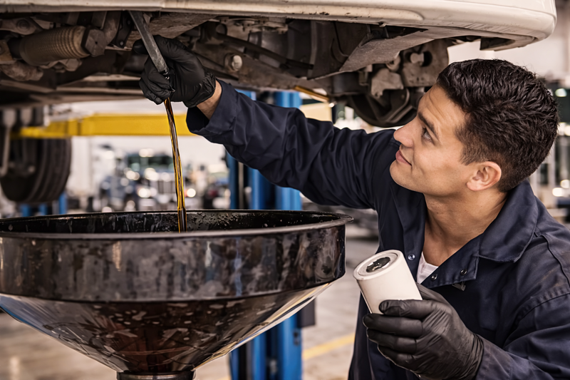 Commercial Truck Oil Change Service