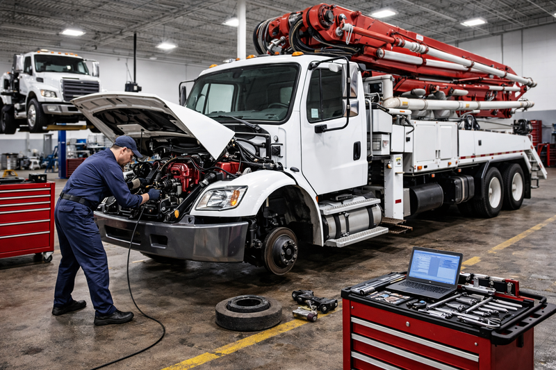 Concrete Pump Truck Repair